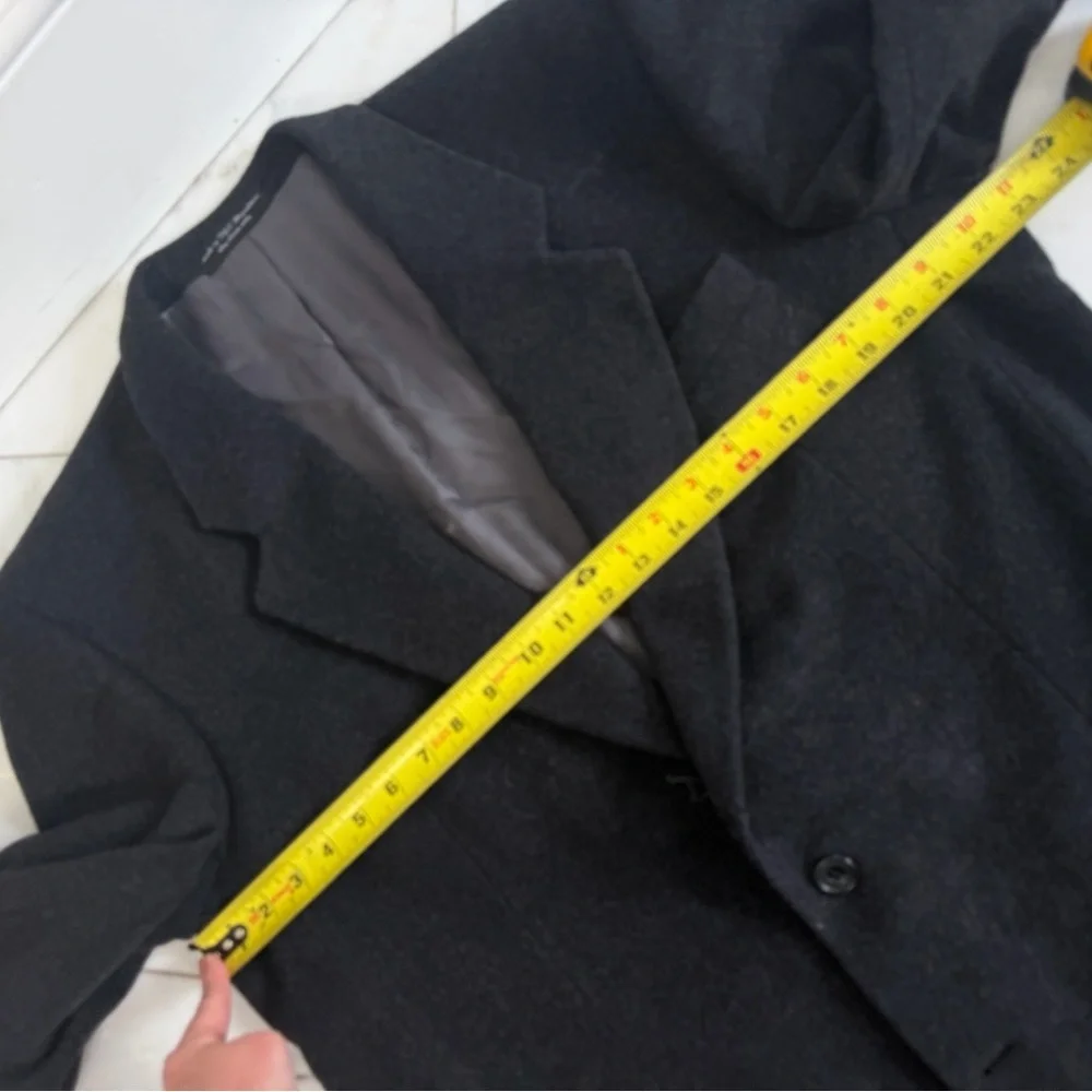 Gianfranco Ruffini Cashmere Blend Charcoal Gray W/ gray Lining Mens Suit Jacket